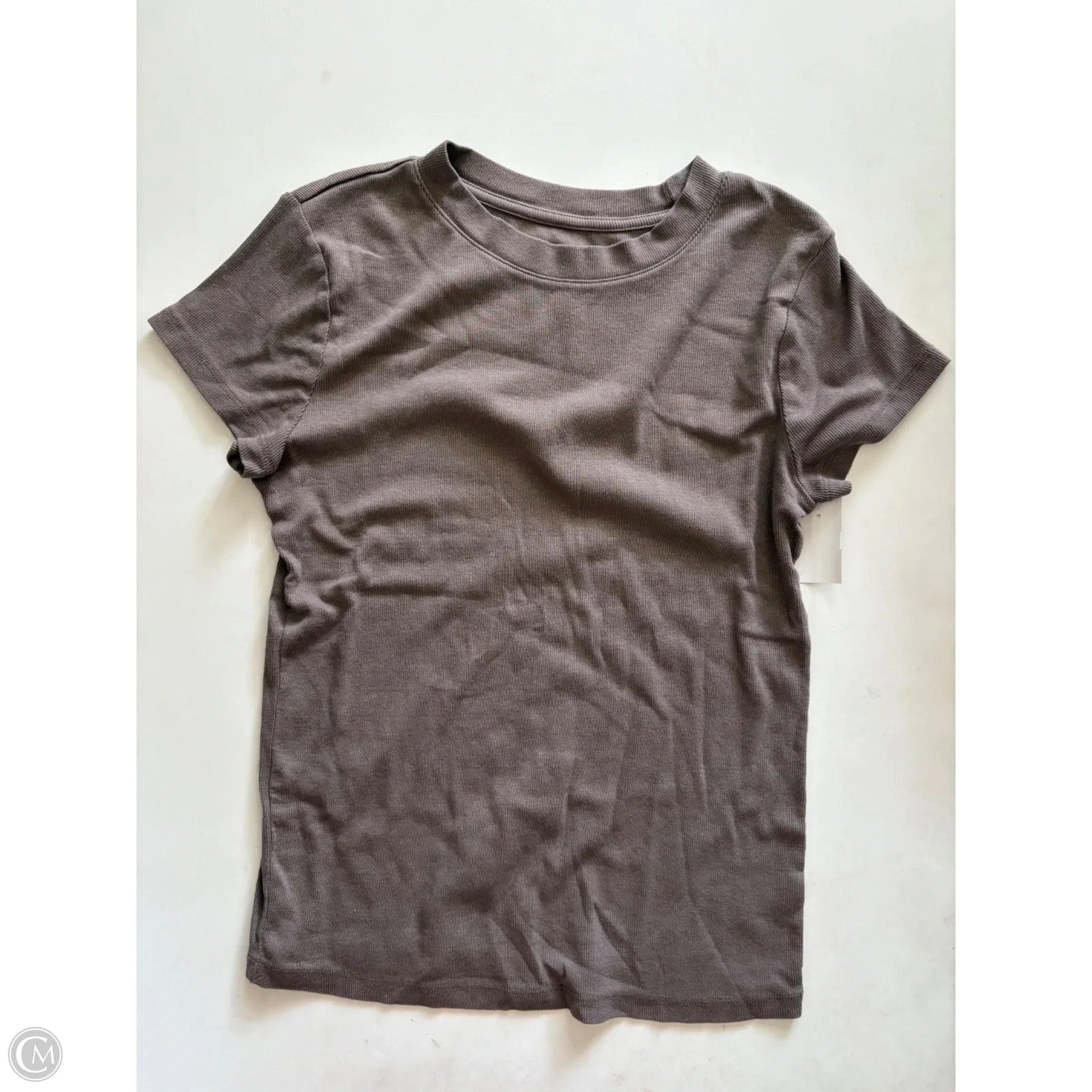 Blouse Short Sleeve By A New Day In Brown, Size: M