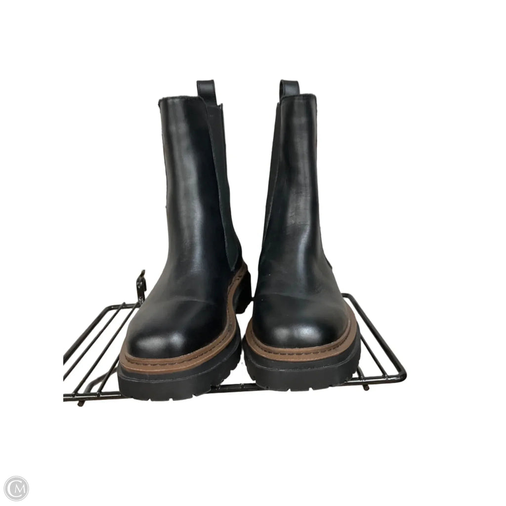 Boots Ankle Flats By Steve Madden In Black, Size: 6