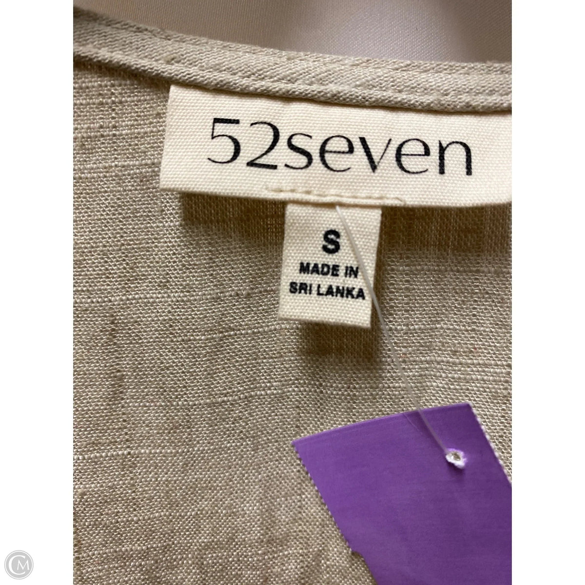 Dress Casual Midi By Clothes Mentor In Beige, Size: S