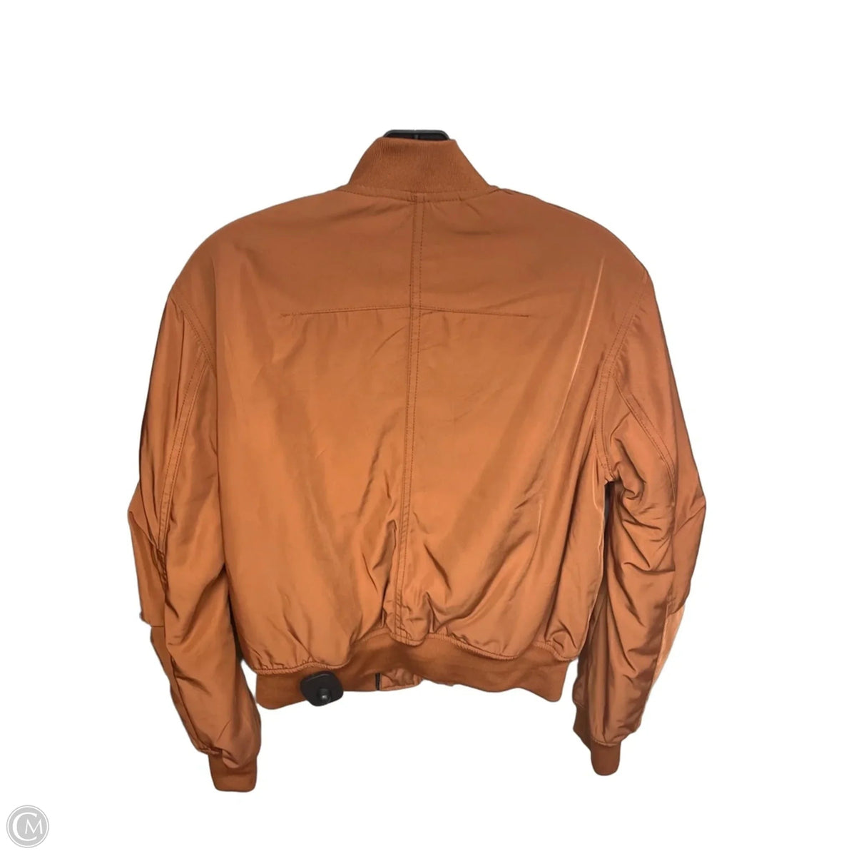 Jacket Moto By Divided In Orange, Size: S