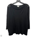 Top 3/4 Sleeve By J. Jill In Black, Size: Xl