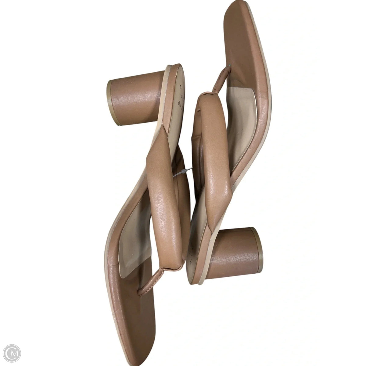 Sandals Heels Block By A New Day In Brown, Size: 9.5