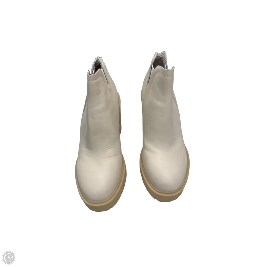 Boots Ankle Heels By Dolce Vita In Cream, Size: 9