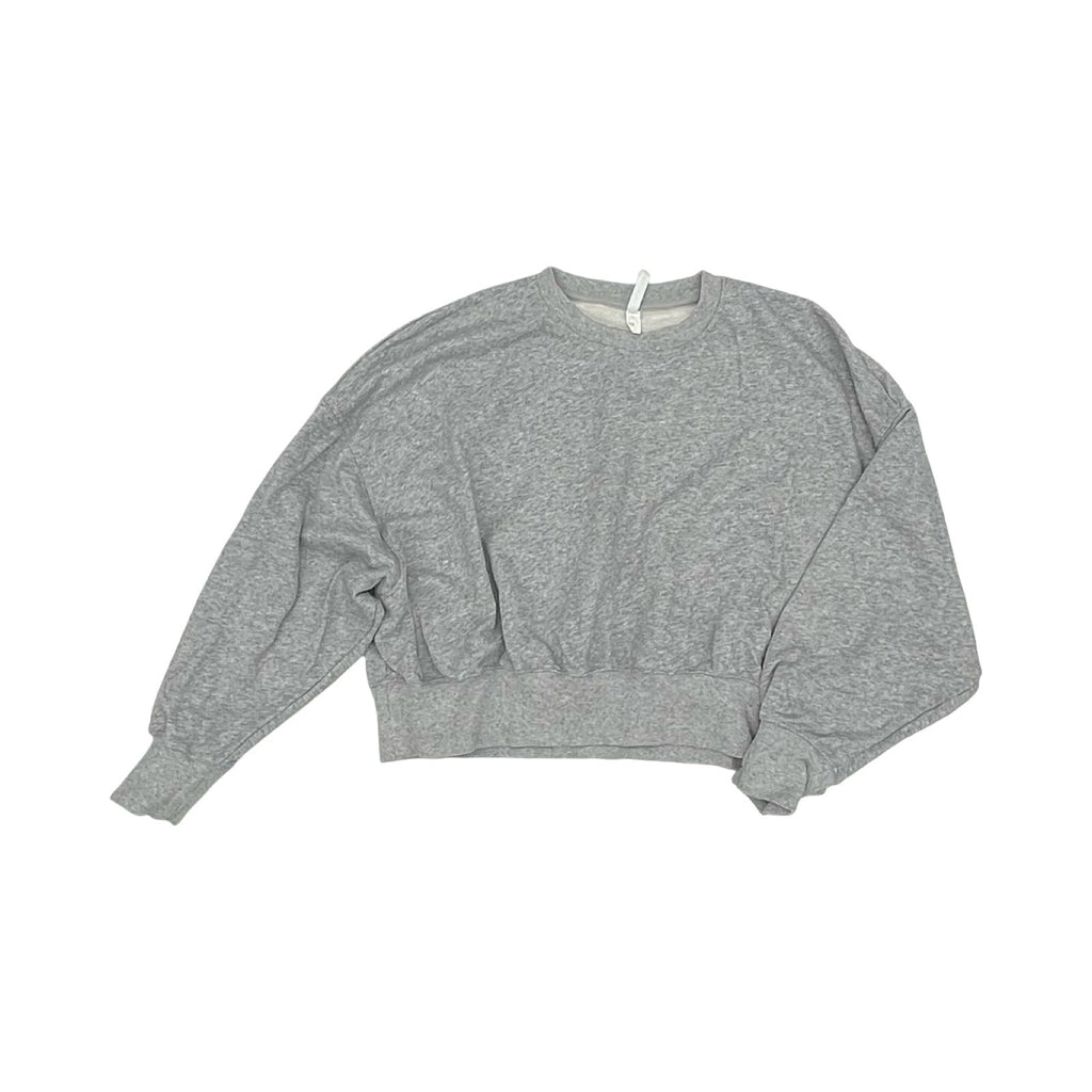 Athletic Sweatshirt Crewneck By Fabletics In Grey, Size:M