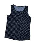 Top Sleeveless By Ann Taylor In Black, Size:S