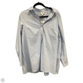 Blouse Long Sleeve By J. Jill In Blue, Size: M