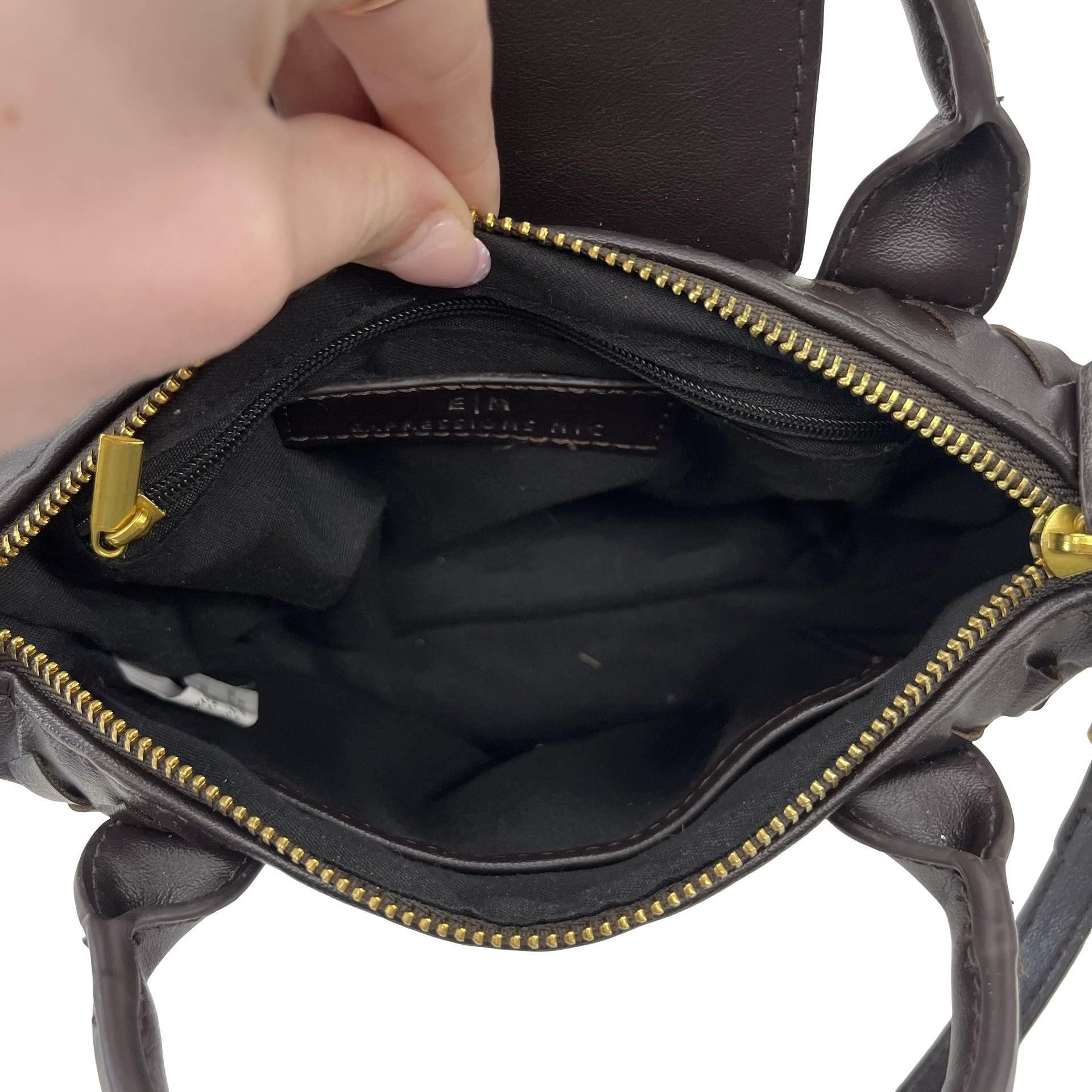 Crossbody By Clothes Mentor In Brown, Size:Small