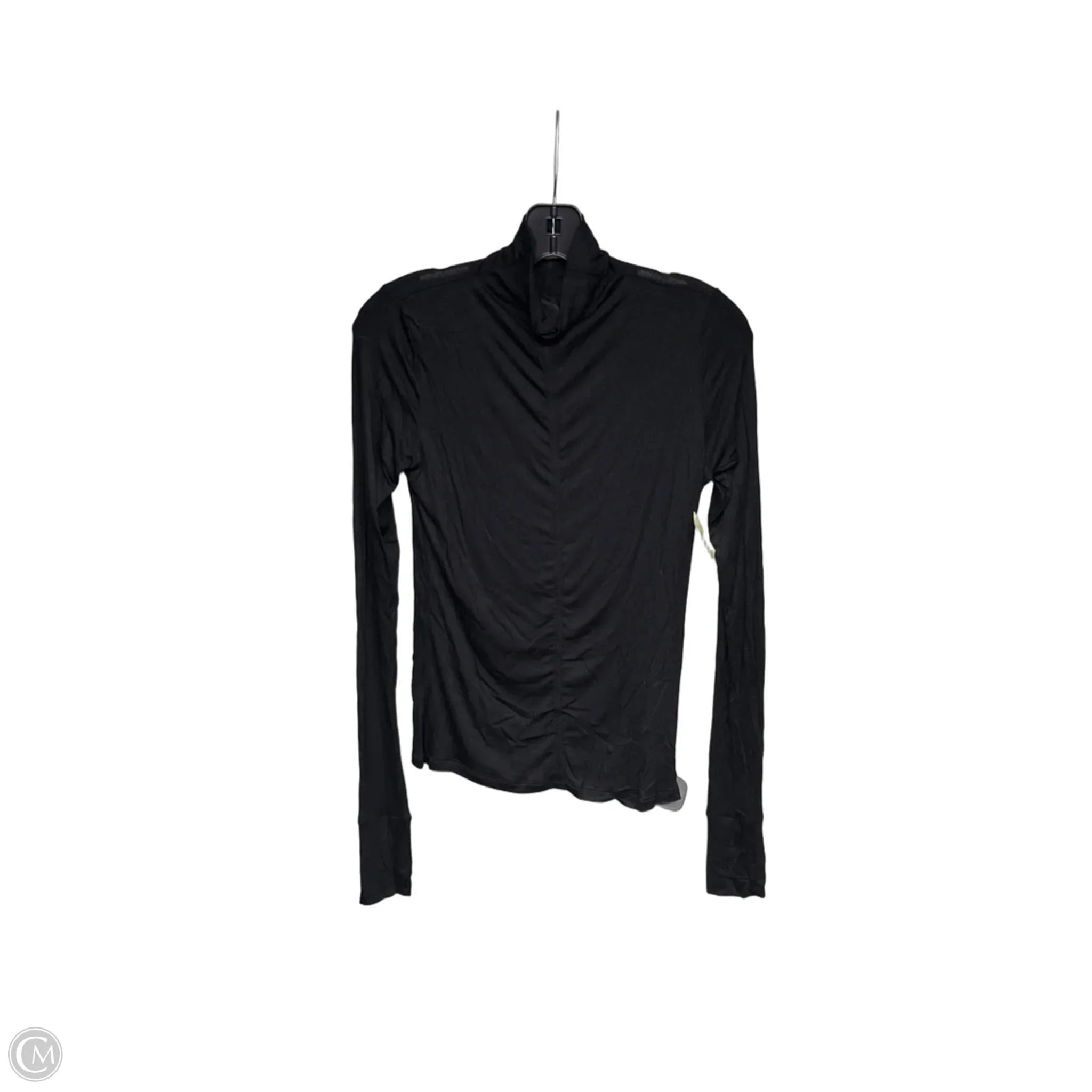 Top Long Sleeve By Clothes Mentor In Black, Size: M
