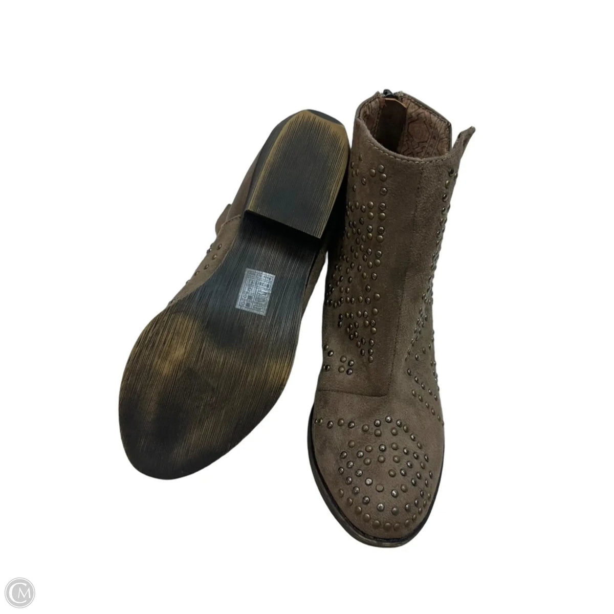 Boots Ankle Heels By Blowfish In Brown, Size: 7.5