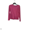 Athletic Top Long Sleeve Crewneck By Mondetta In Pink, Size: S