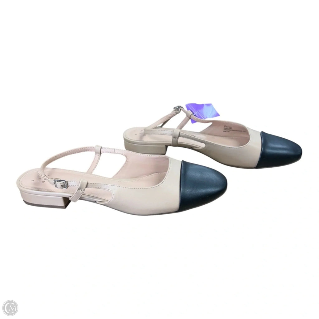 Shoes Flats By A New Day In Black & Cream, Size: 11