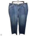 Loose Straight Jeans By Seven 7 In Blue Denim, Size: 18