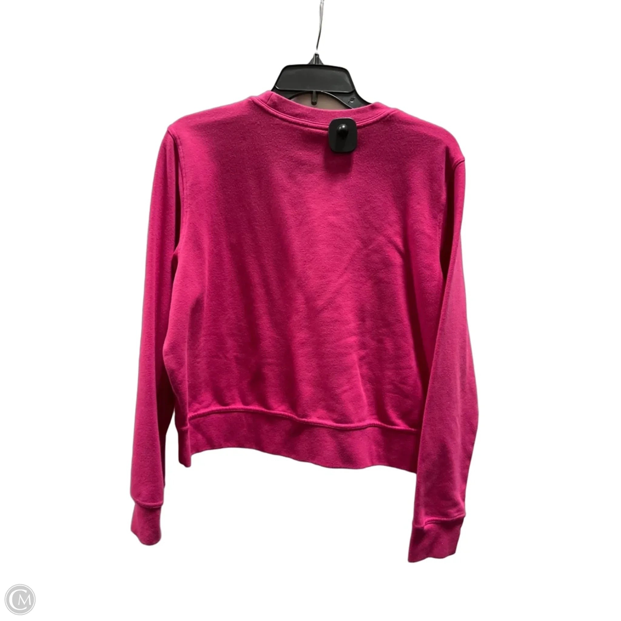 Athletic Sweatshirt Crewneck By Nike In Pink, Size: L