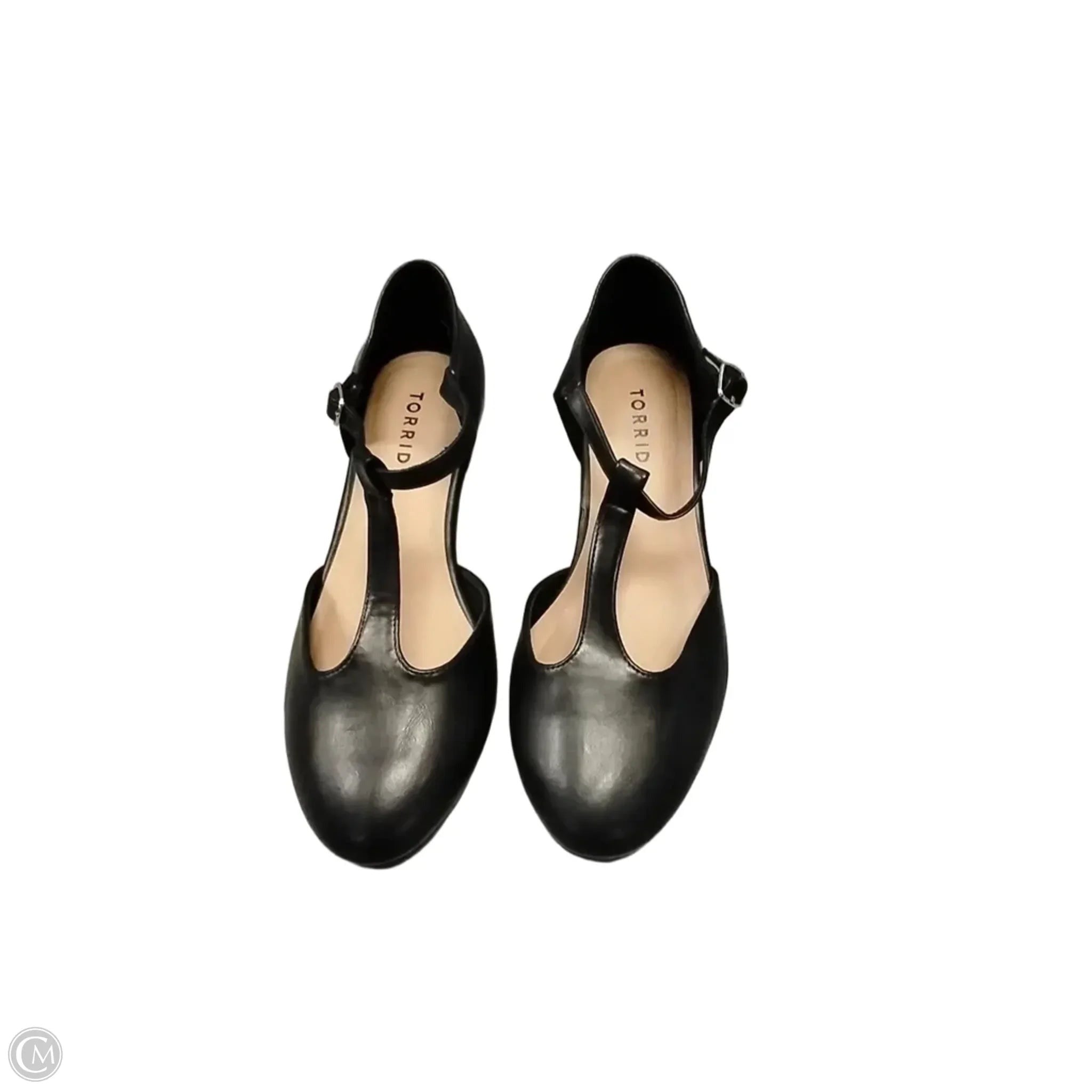 Shoes Heels Kitten By Torrid In Black, Size: 9