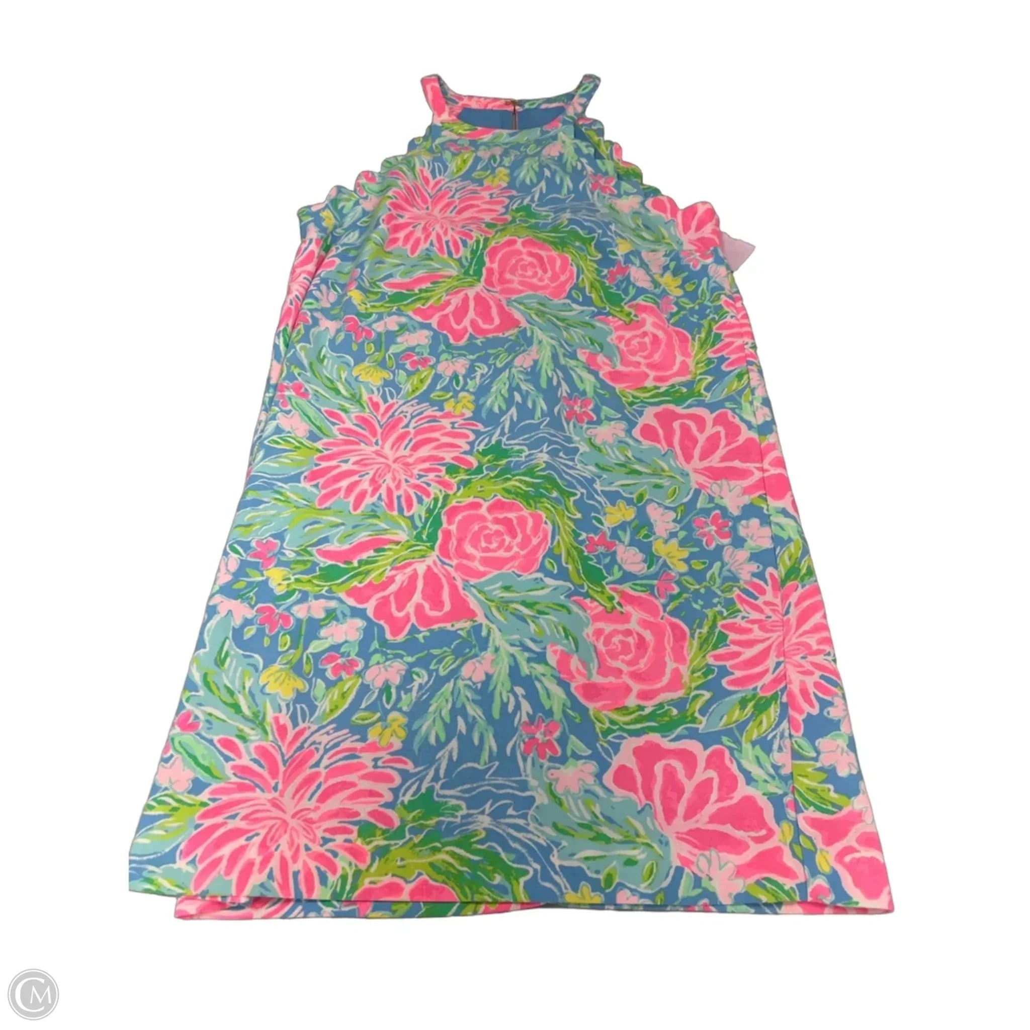 Dress Designer By Lilly Pulitzer In Blue & Pink, Size: M