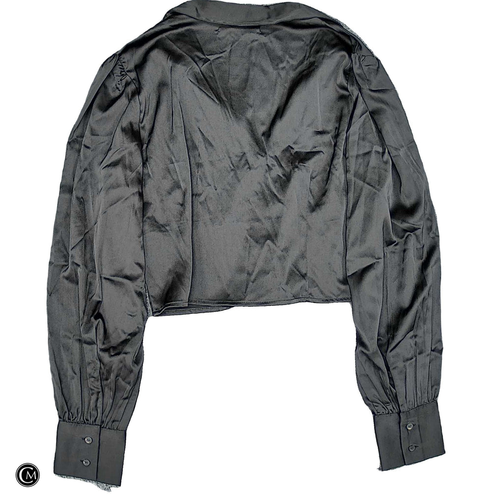 Blouse Ls By Abercrombie And Fitch In Black, Size: M