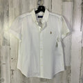 Top Short Sleeve By Polo Ralph Lauren In White, Size: L