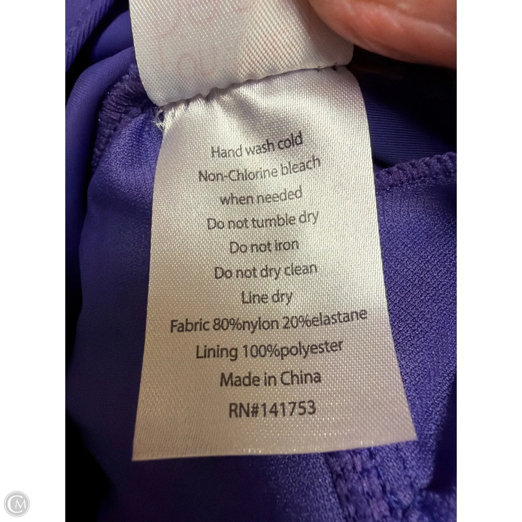 Swimsuit By Clothes Mentor In Purple, Size: L