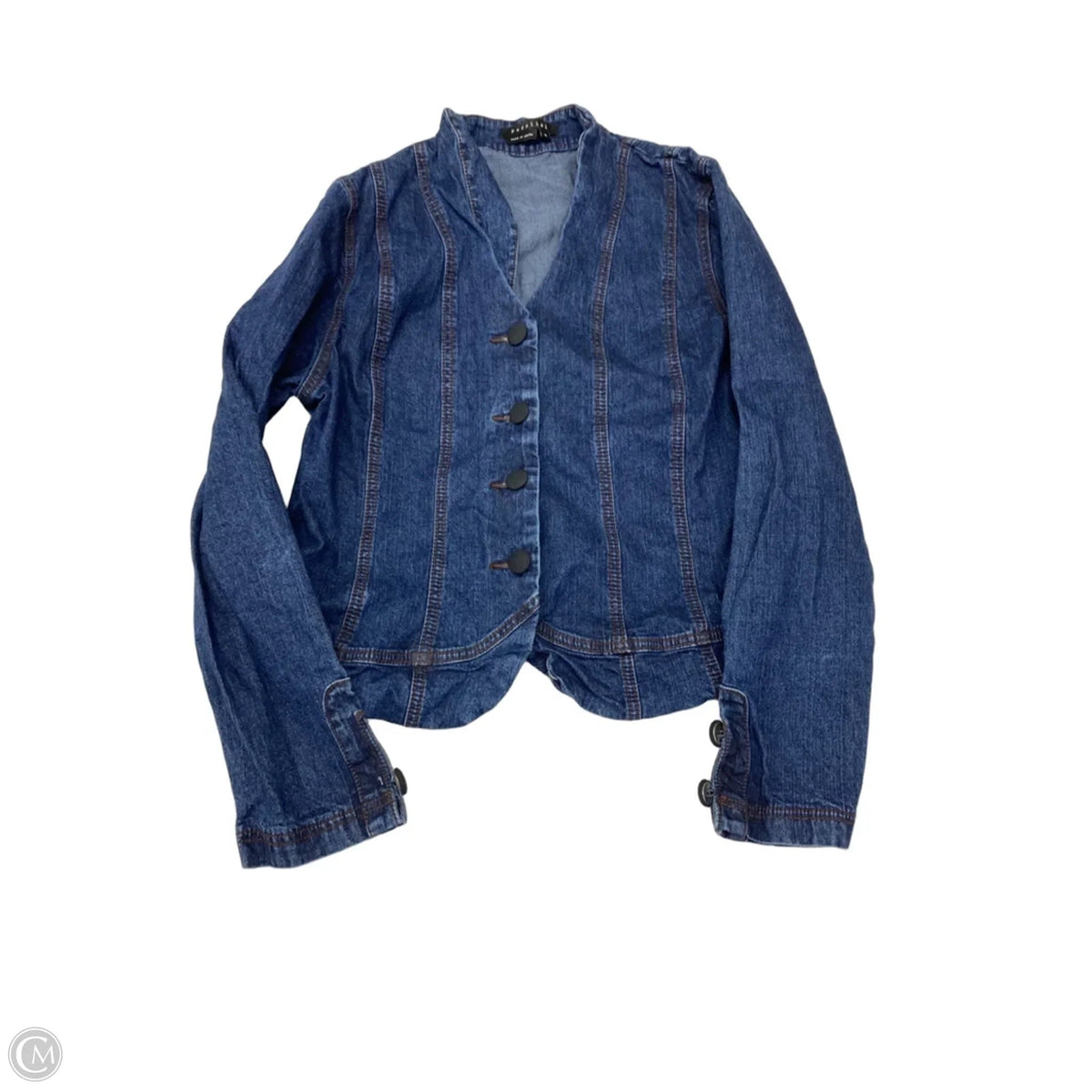 Jacket Denim By Parallel Skies In Blue Denim, Size: Xl
