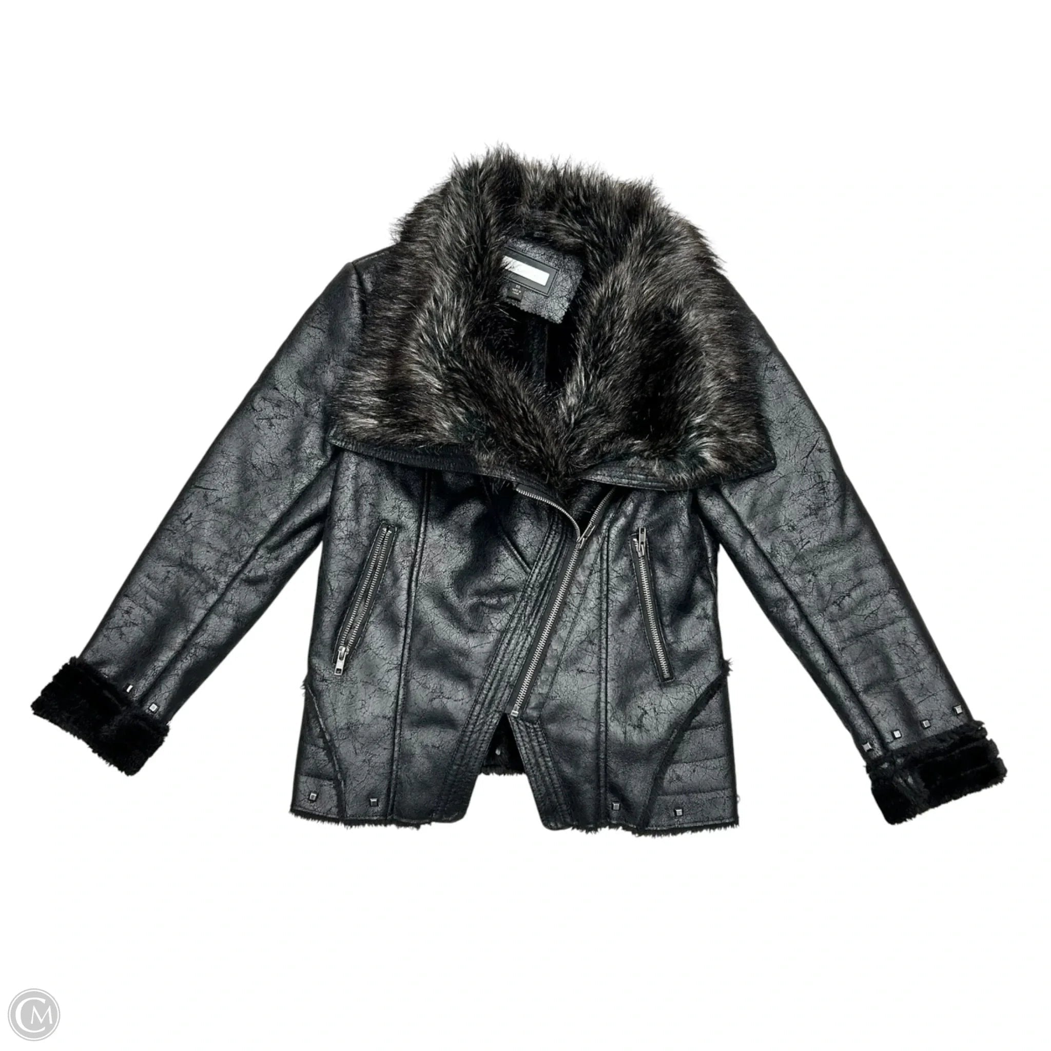 Coat Other By Black Rivet In Black, Size: Xs