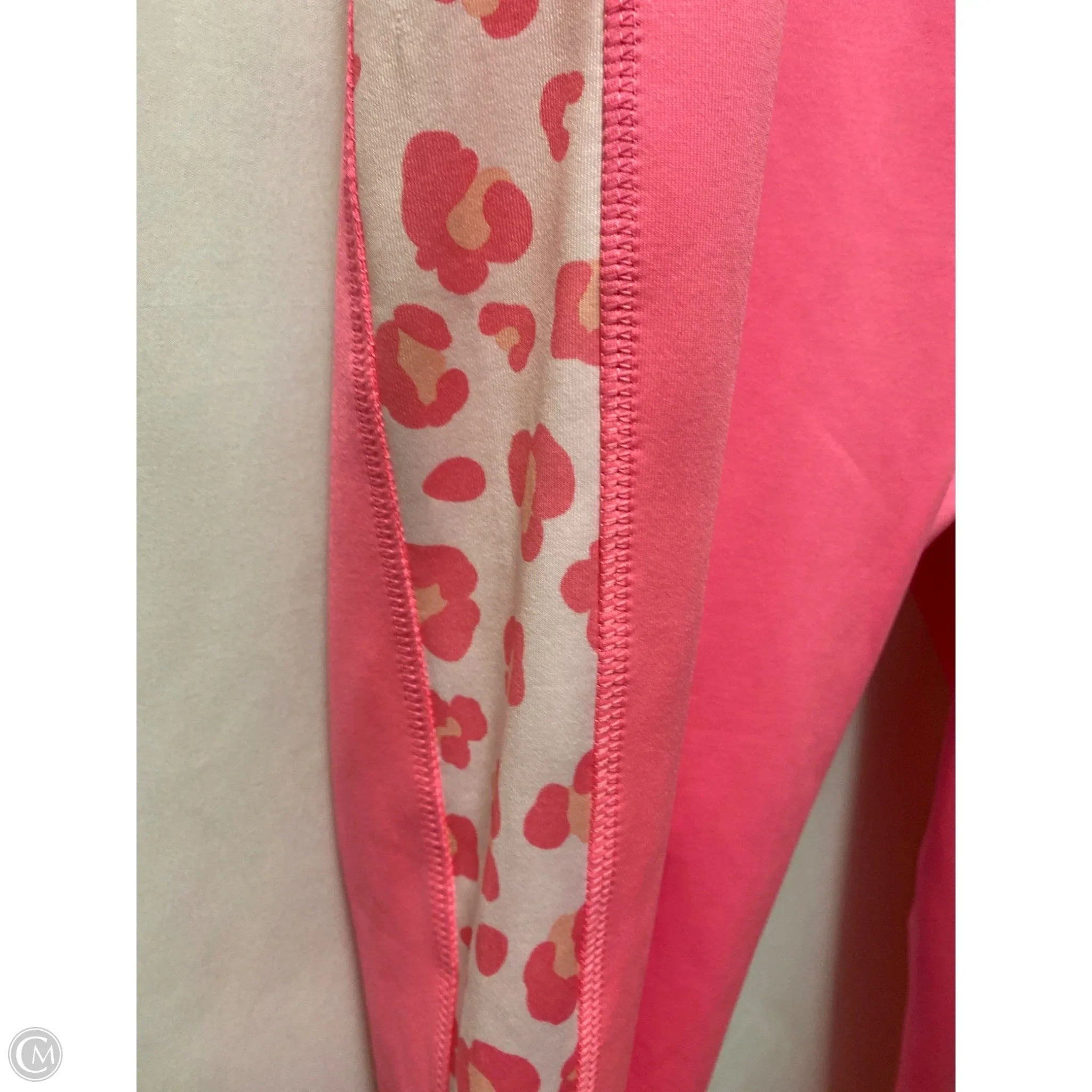 Athletic Leggings By Crown And Ivy In Pink, Size: L