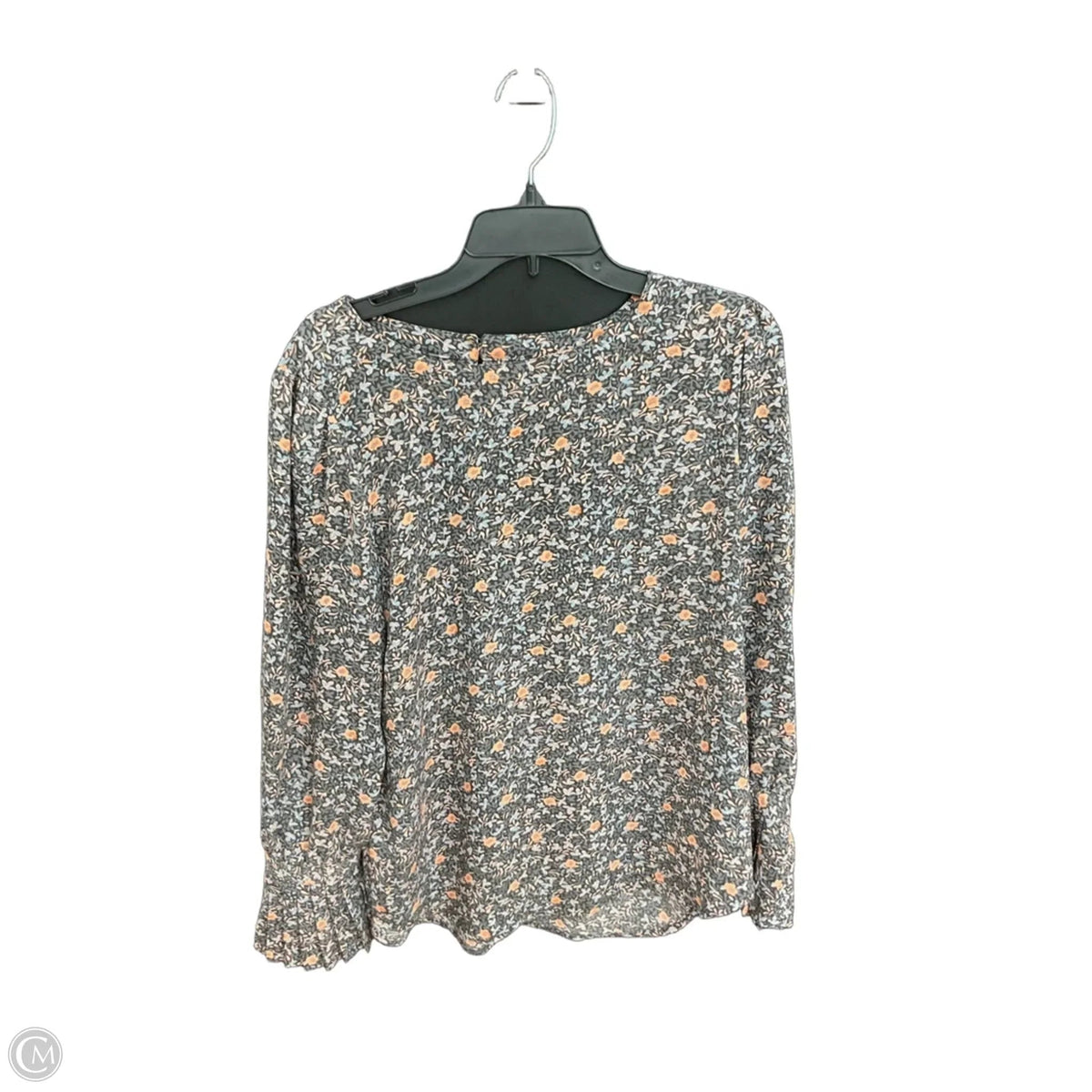 Top Long Sleeve By Loft In Floral Print, Size: L