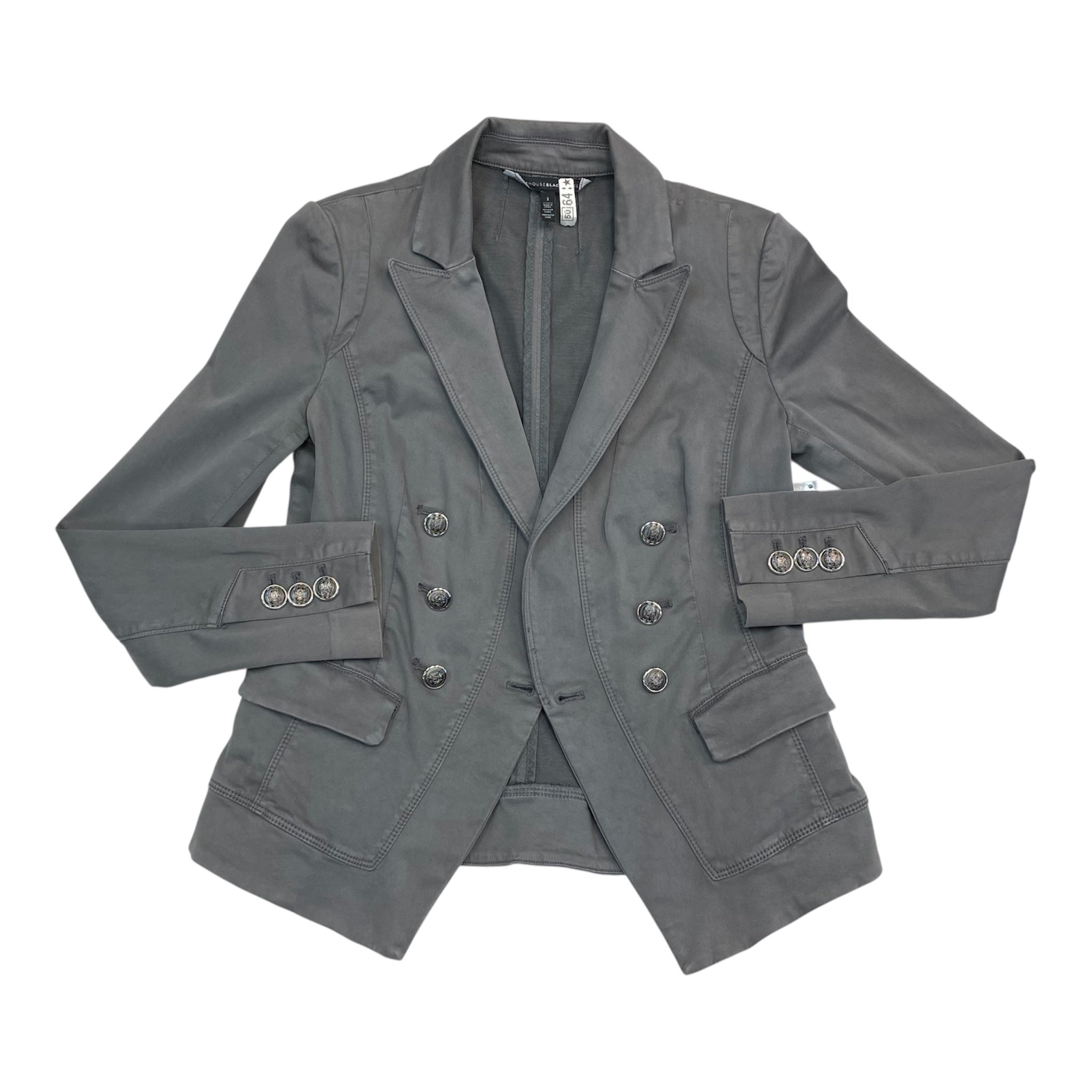 Blazer By White House Black Market In Grey, Size:2