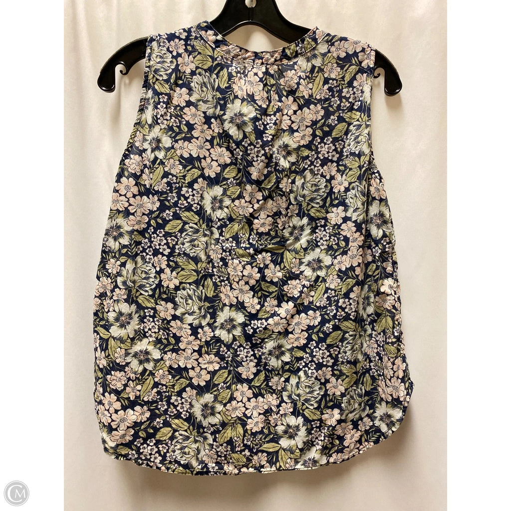 Top Sleeveless By Gap In Navy, Size: S
