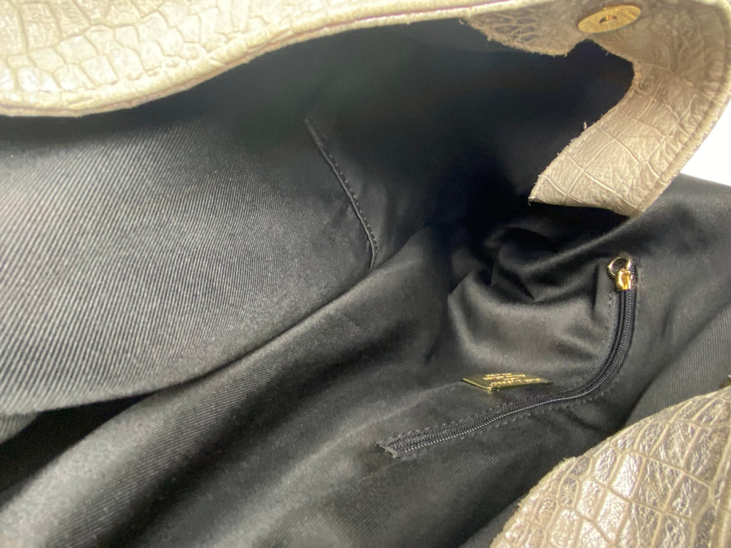 Handbag Leather By Cmb, Size: Large