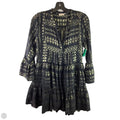 Dress Casual Short By Elan In Black & Gold, Size: S
