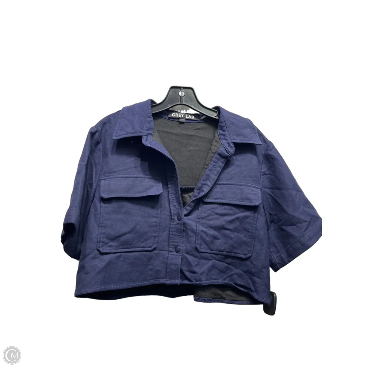Skirt Set 2pc By Grey Lab In Navy, Size: S