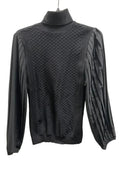 Top Long Sleeve By White House Black Market In Black, Size: Xs