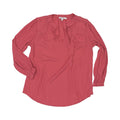 Blouse 3/4 Sleeve By Chicos In Pink, Size:S