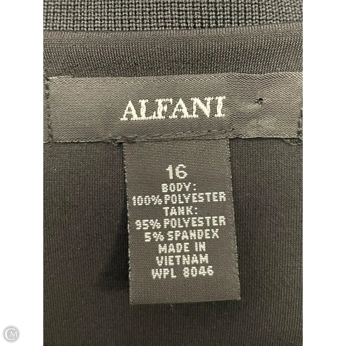 Dress Casual Midi By Alfani In Black, Size: 16