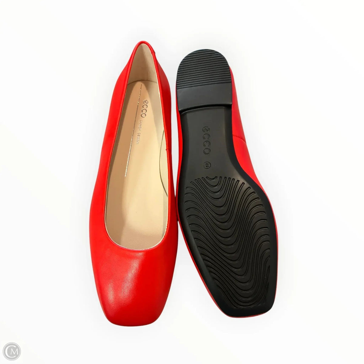 Shoes Flats By Ecco In Red, Size: 9