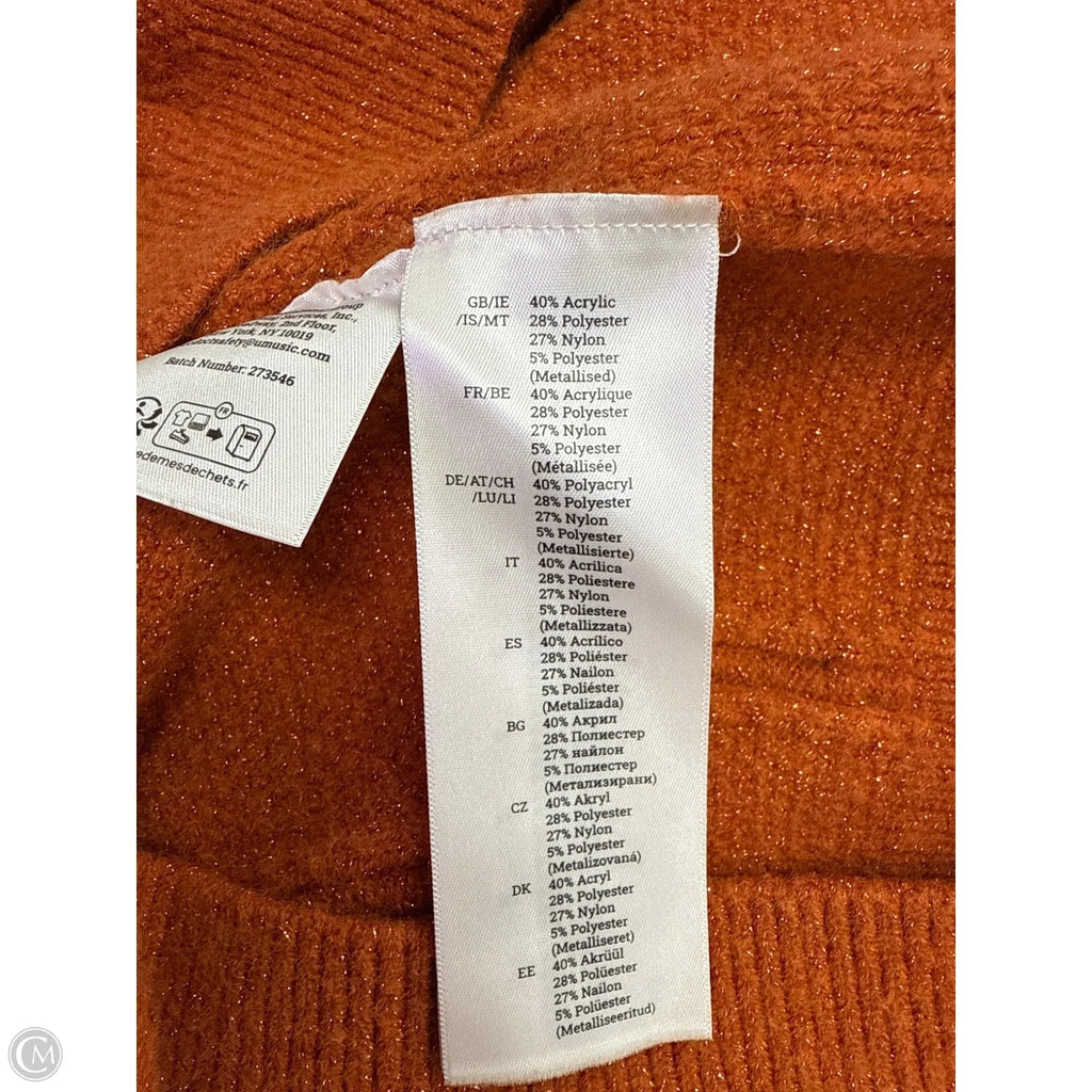 Sweater Cardigan By Taylor Swift In Orange, Size: M