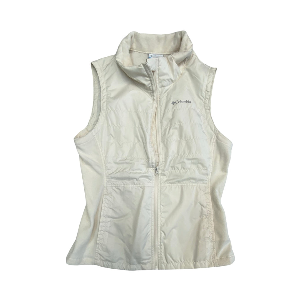Vest Puffer & Quilted By Columbia In Cream, Size:S