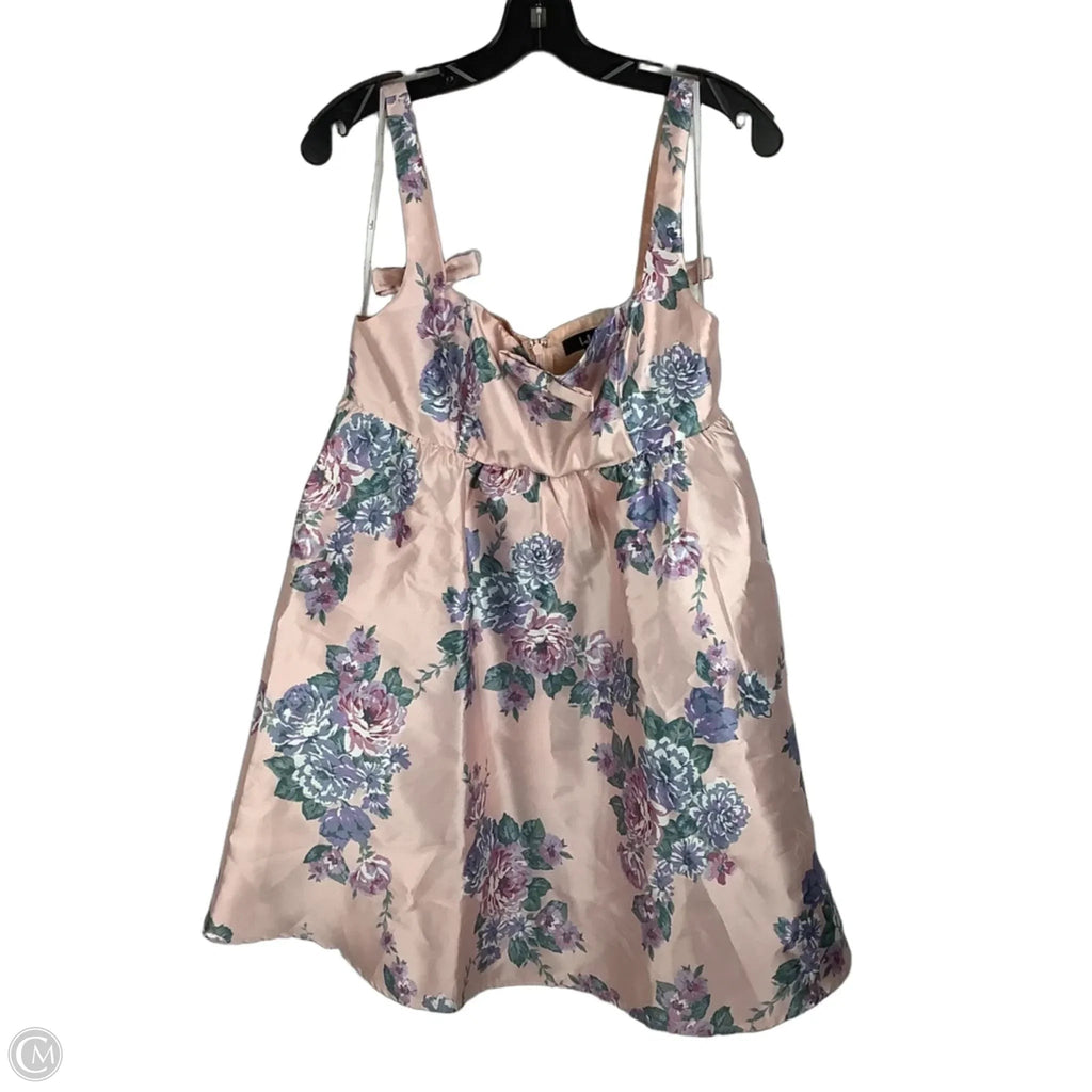 Dress Party Short By Lulus In Pink, Size: L