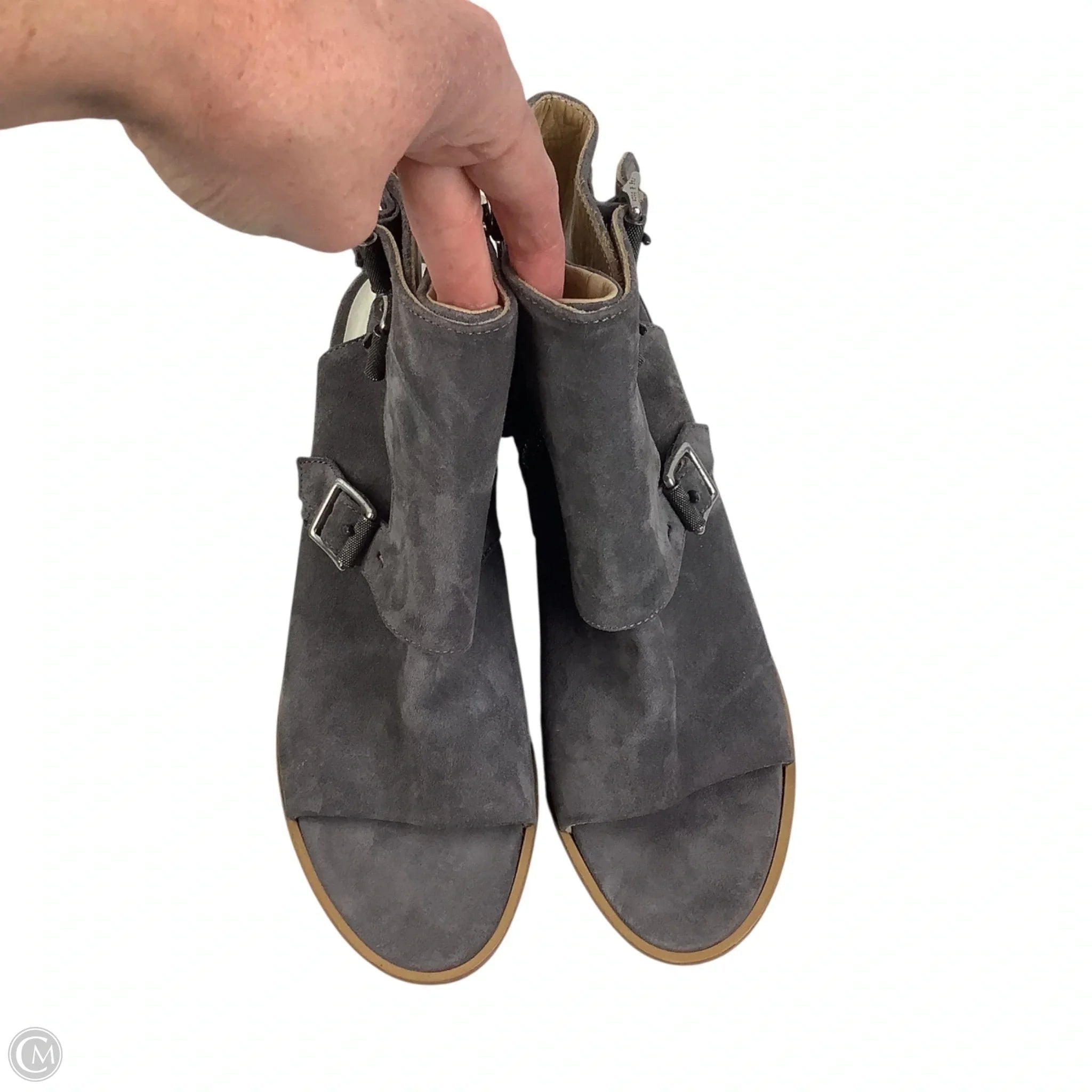 Sandals Heels Block By Rag And Bone In Grey, Size: 9 (39.5)