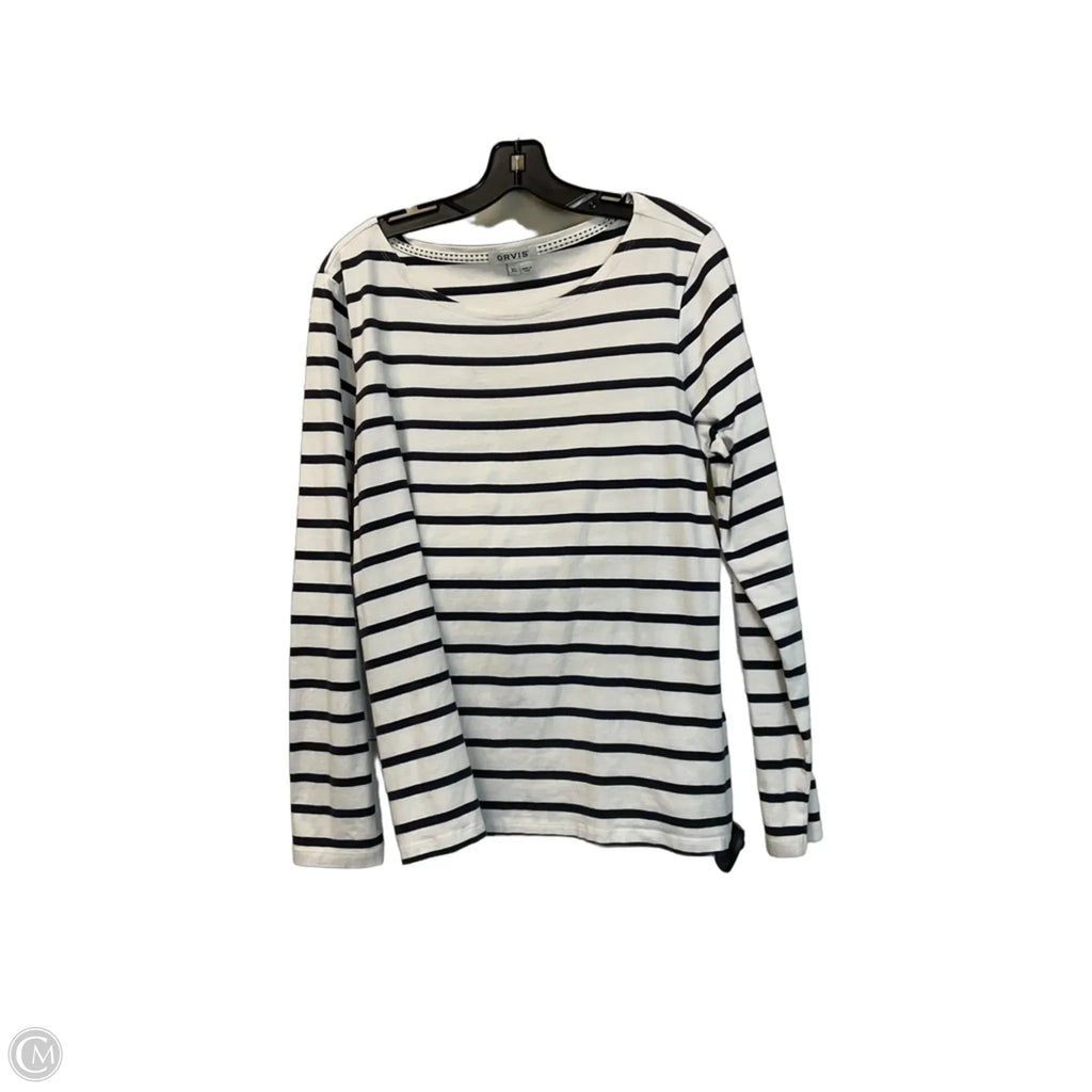 Top Long Sleeve By Clothes Mentor In White, Size: Xl