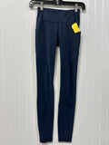 Athletic Leggings By Lululemon In Navy, Size:0