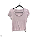 Top Short Sleeve Basic By A New Day In Purple, Size: L