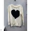 Sweater By Clothes Mentor In Black & Cream, Size: L