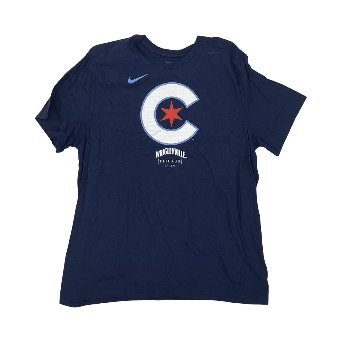 Athletic Top Ss By Nike In Navy, Size:Xl