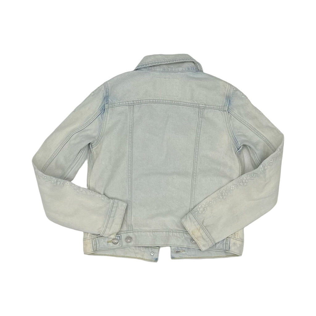 Jacket Denim By Levis In Blue Denim, Size:Xs