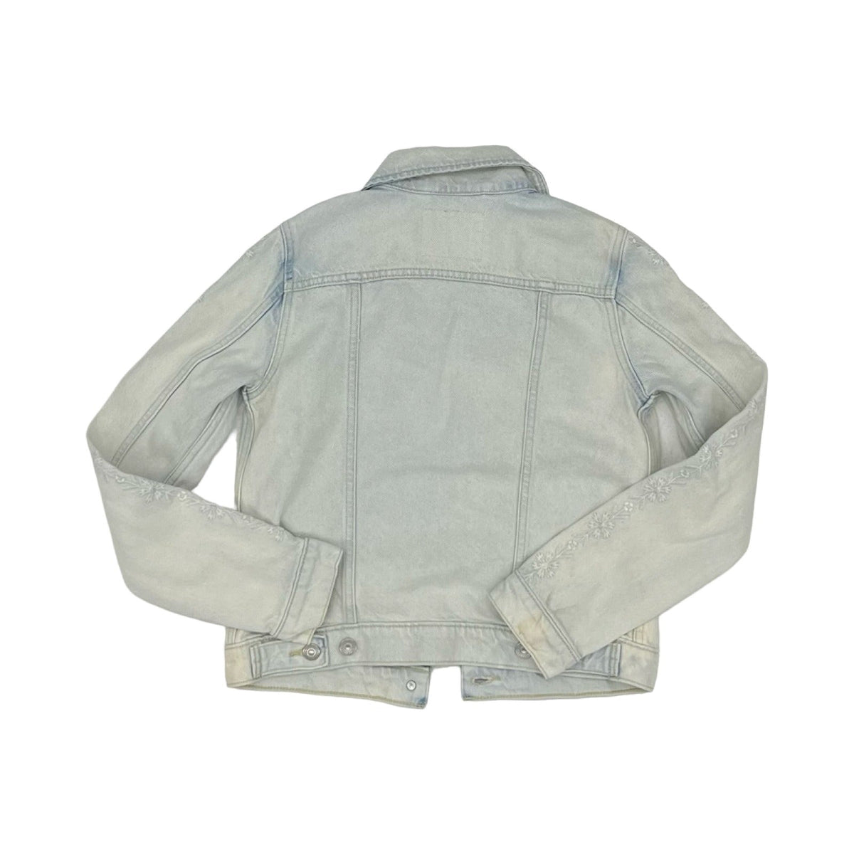 Jacket Denim By Levis In Blue Denim, Size:Xs