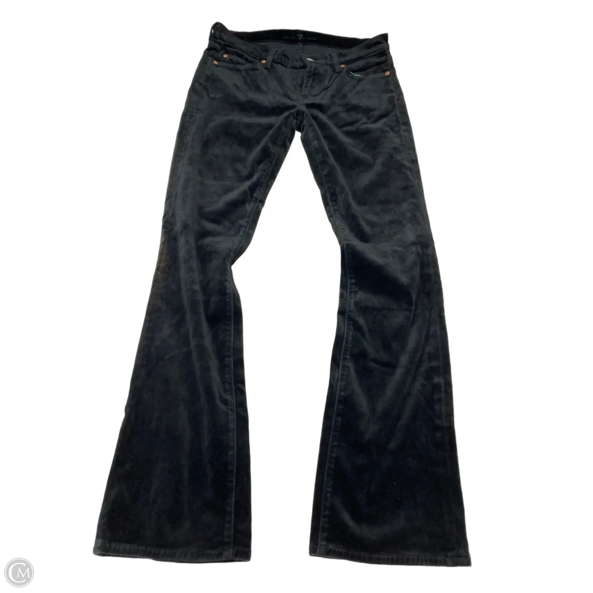 Pants Corduroy By 7 For All Mankind In Black, Size: 8