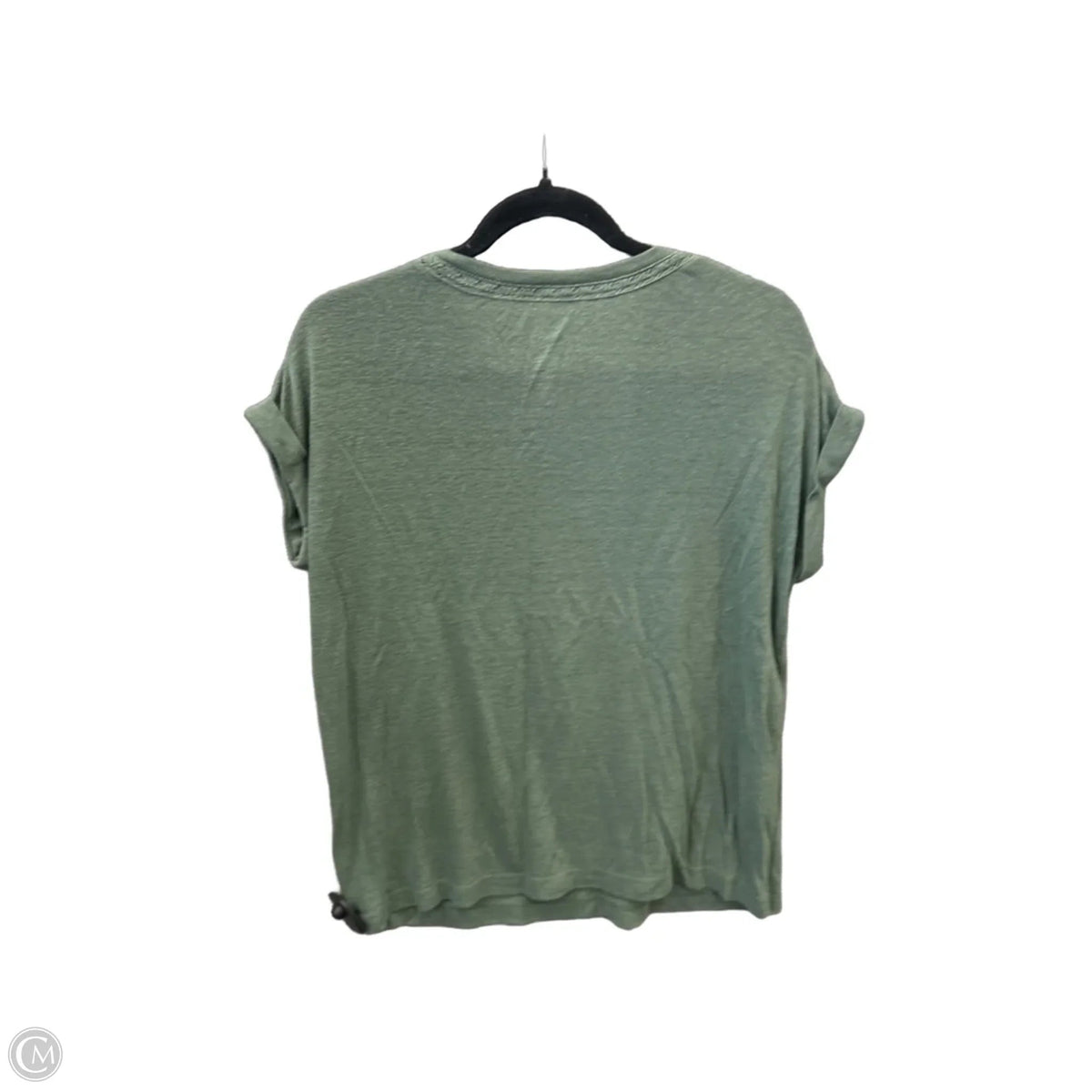 Top Short Sleeve By Croft And Barrow In Green, Size: S