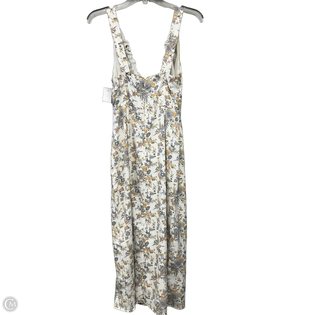 Dress Casual Maxi By Abercrombie And Fitch In Floral Print, Size: Xs