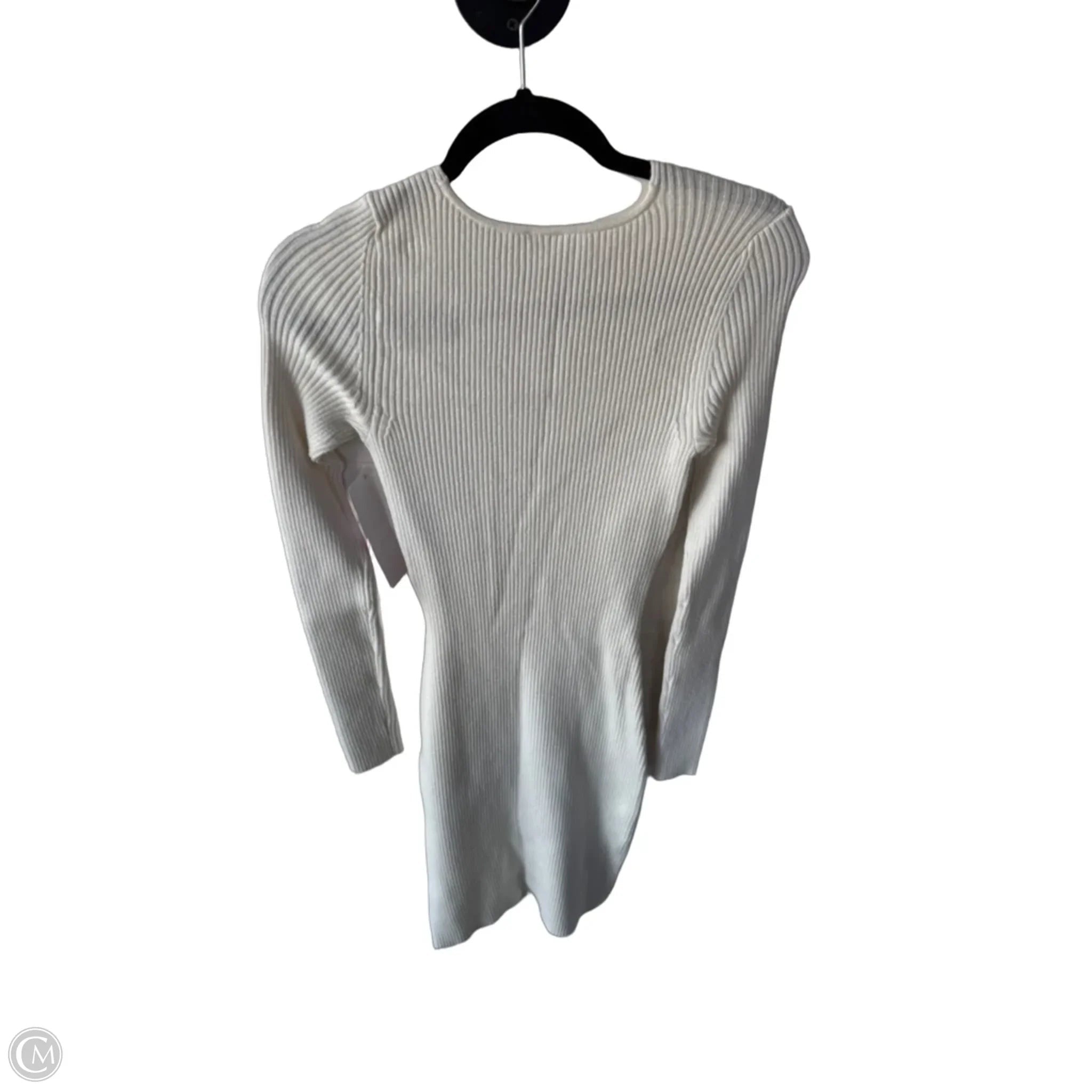 Dress Sweater By Abercrombie And Fitch In White, Size: S